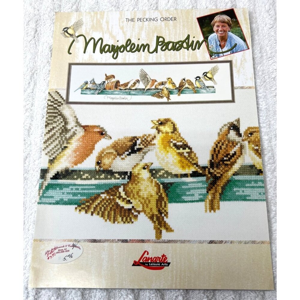 Marjolein Bastin "The Pecking Order" Cross Stitch Pattern Book By Lanarte